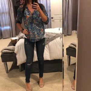 Floral top size XS